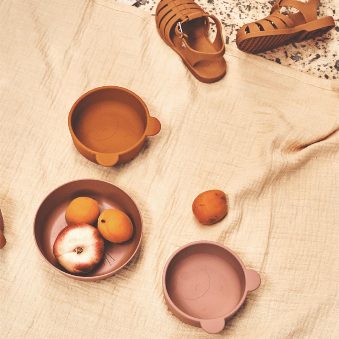 Rose Mix Silicone Bowls 4 Pack - Muddy Boots Home UK
