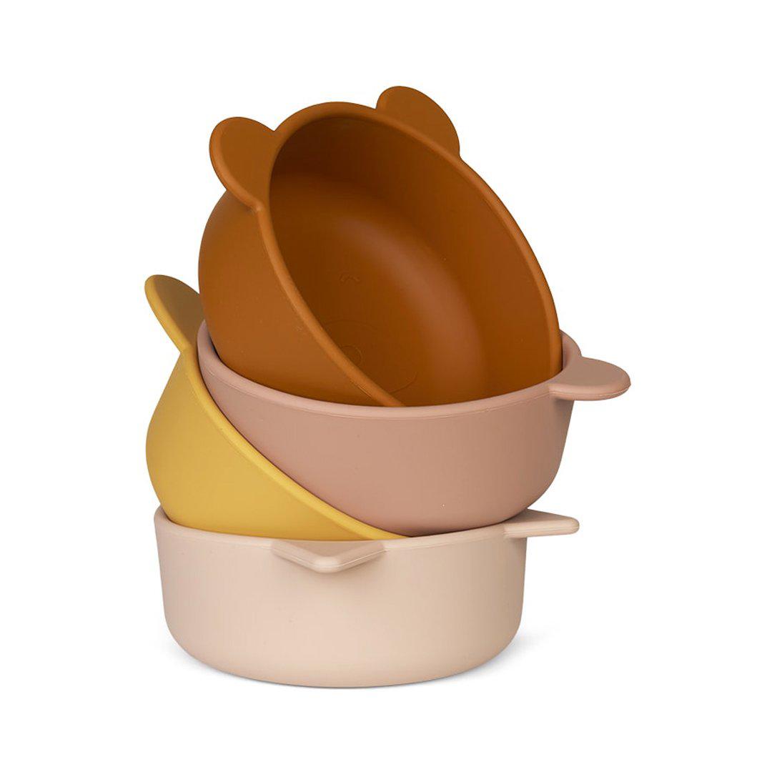 Rose Mix Silicone Bowls 4 Pack - Muddy Boots Home UK