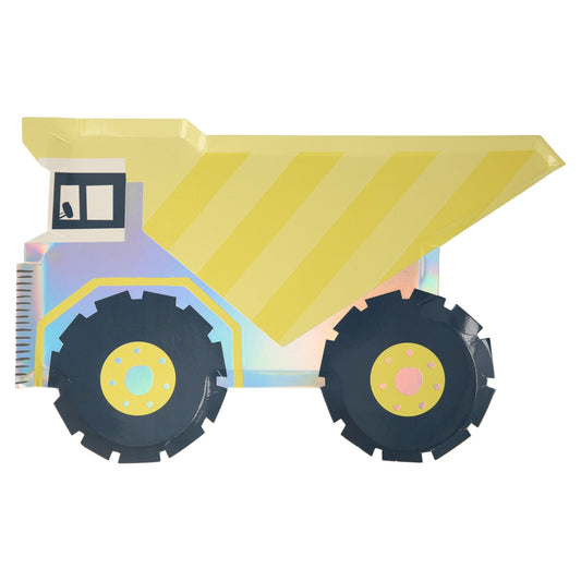 Meri Meri Dumper Truck Plates - Muddy Boots Home UK