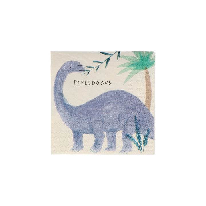 Meri Meri Dinosaur Napkins - Muddy Boots Home UK