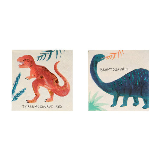 Meri Meri Dinosaur Napkins - Muddy Boots Home UK