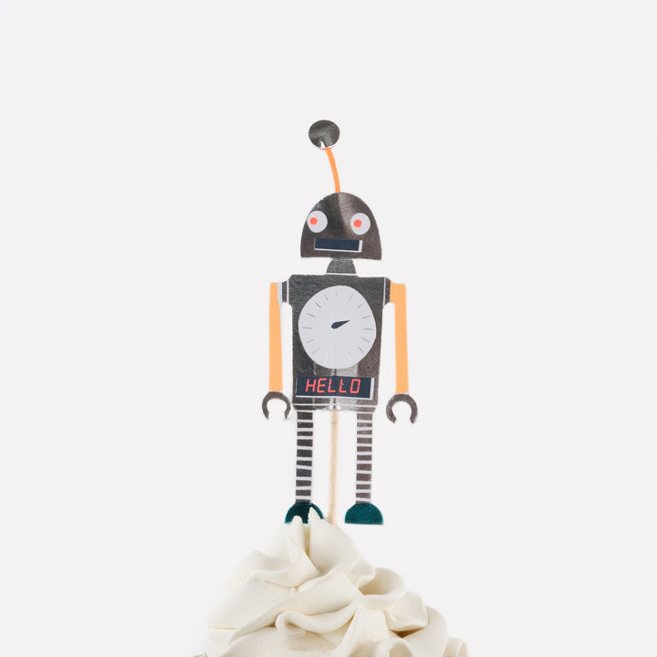 Meri Meri Robot Cupcake Kit - Muddy Boots Home UK