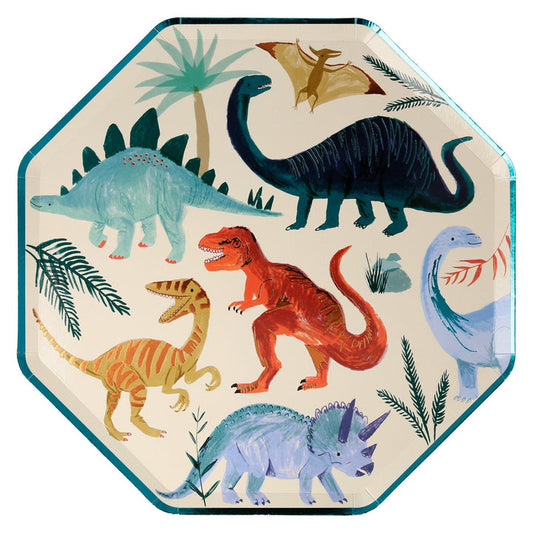 Meri Meri Dinosaur Plates - Muddy Boots Home UK