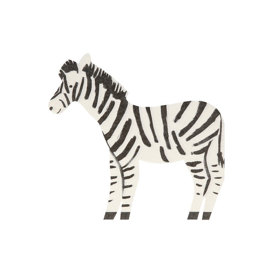 Meri Meri Safari Zebra Napkins - Muddy Boots Home UK