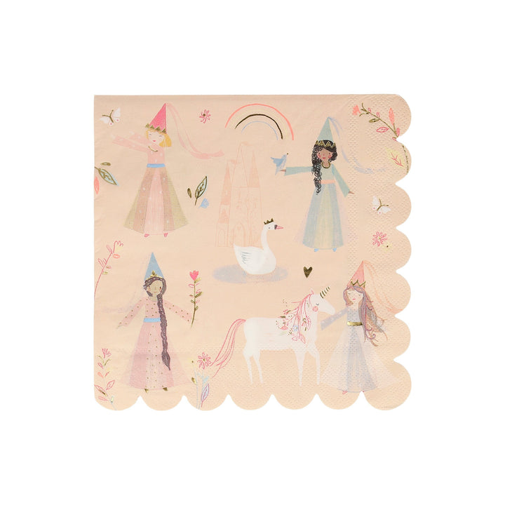 Meri Meri Princess Napkins - Muddy Boots Home UK