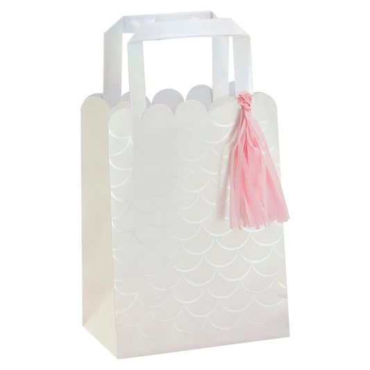 Iridescent and Pink Party Bags with Tassels - Muddy Boots Home UK