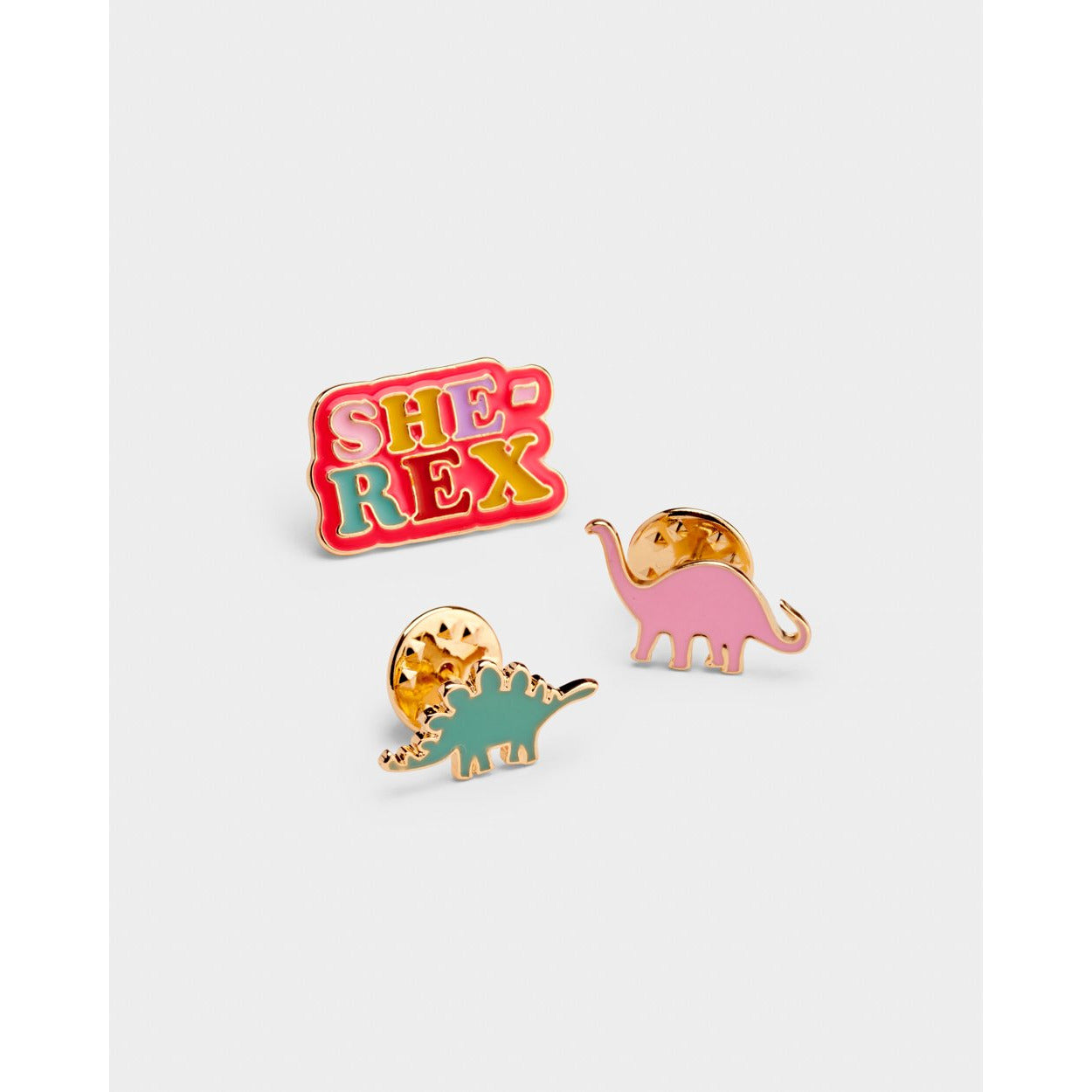 she rex pin badges
