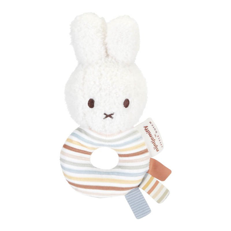 Miffy Rattle - Vintage Sunny Stripes - Muddy Boots Home UK