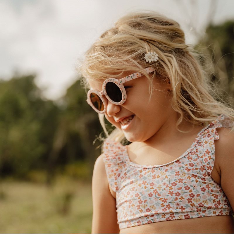 Kids Sunglasses Round - Flowers & Butterflies - Muddy Boots Home UK