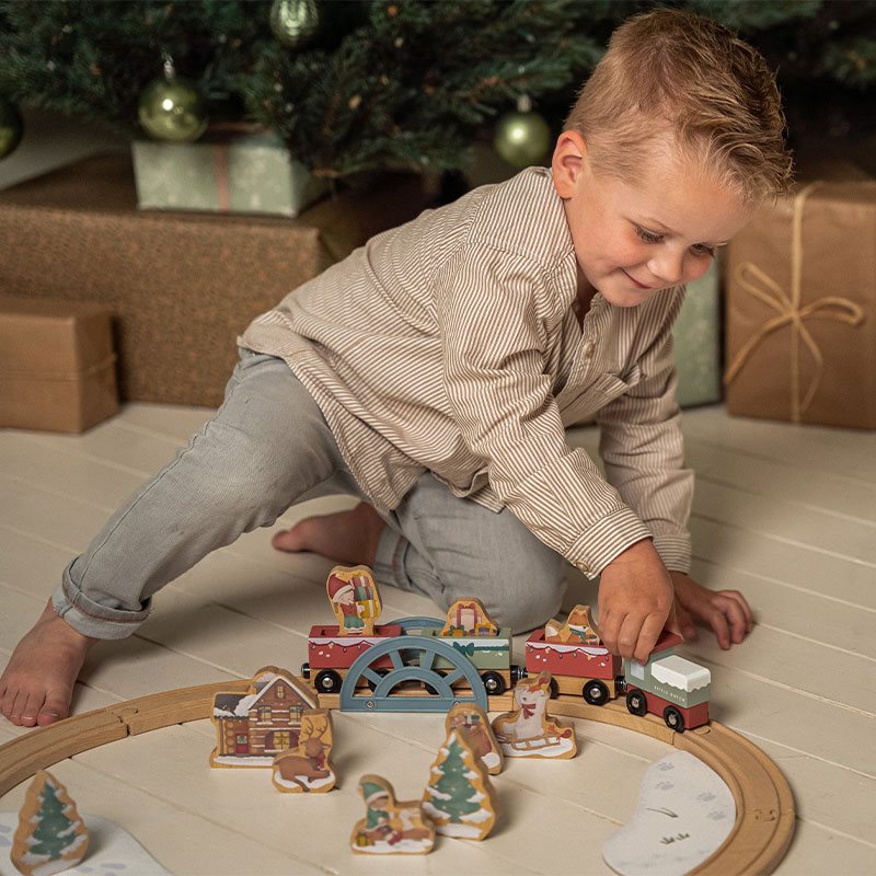 Christmas Wooden Train Track FSC