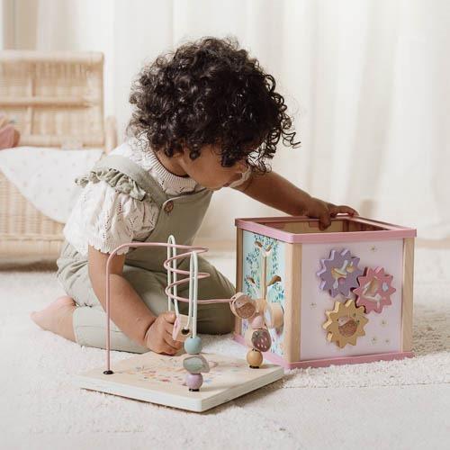 Wooden activity cube - Fairy Garden - Muddy Boots Home UK