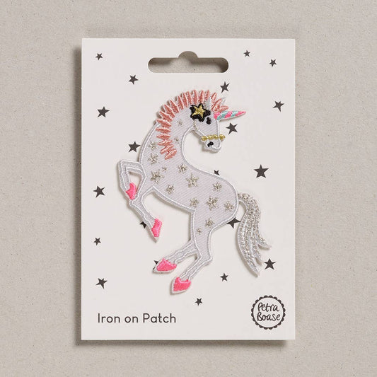 Petra Boase Ltd - Iron on Patch - Unicorn
