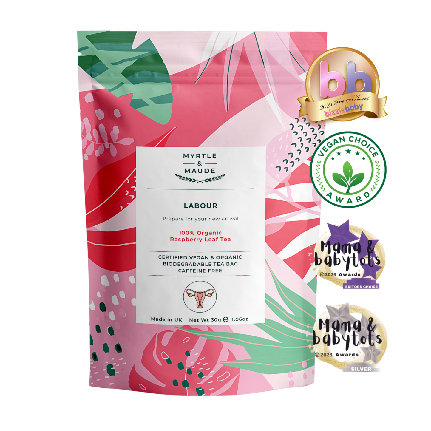 Myrtle & Maude - Organic Raspberry Leaf Tea