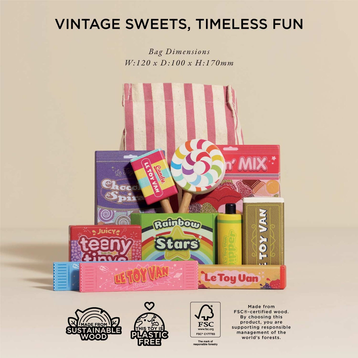 Le Toy Van - Retro Sweets and Candy Roleplay Set
