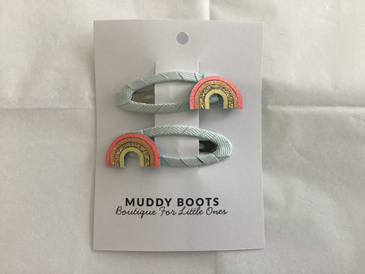 Rainbow Hair Clips