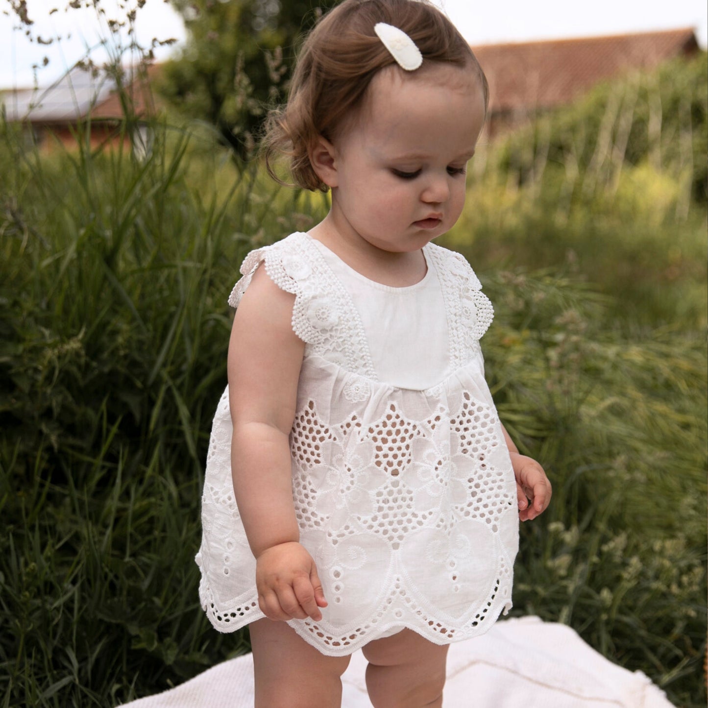Broderie Cotton Lace Bloomer Set