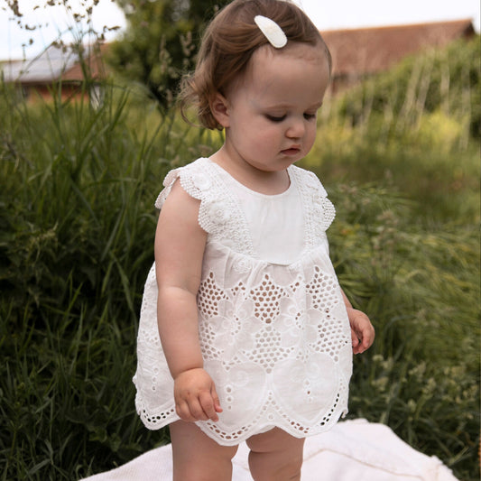 Broderie Cotton Lace Bloomer Set