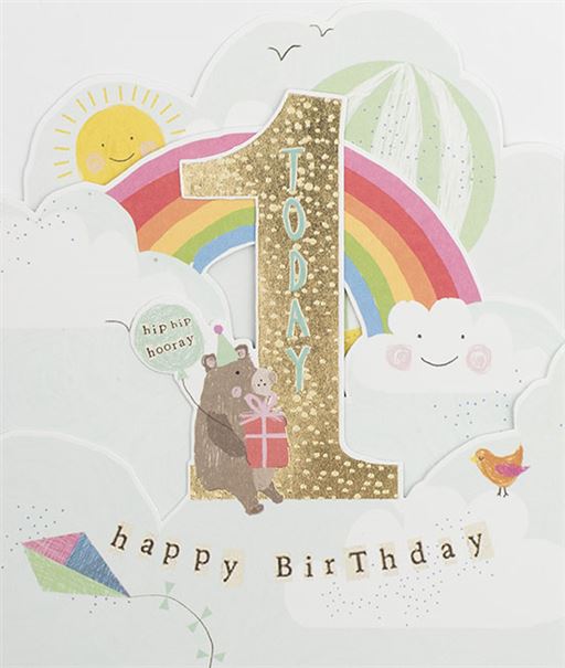 1 Today Birthday Card
