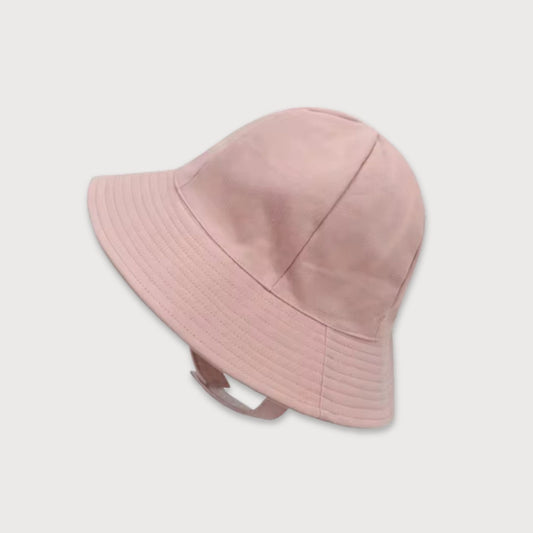 Soft Cotton Sun Hat – Pale Pink