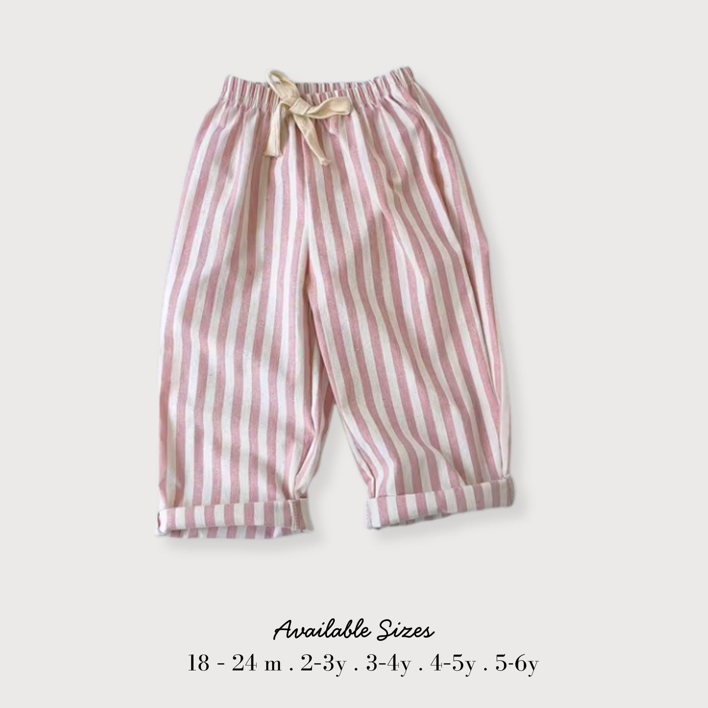 Pink Striped Trousers