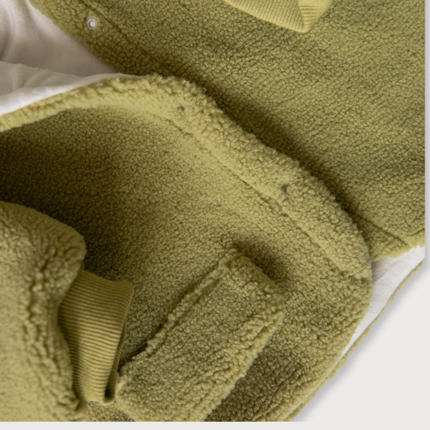 Olive Green Bouclé Jacket
