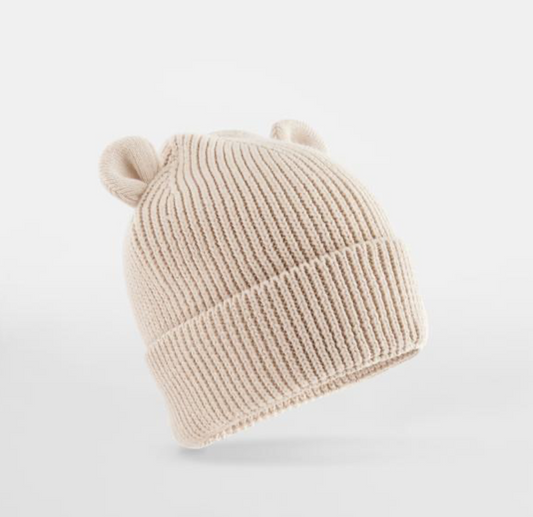 Organic Baby Bear Beanie Hat