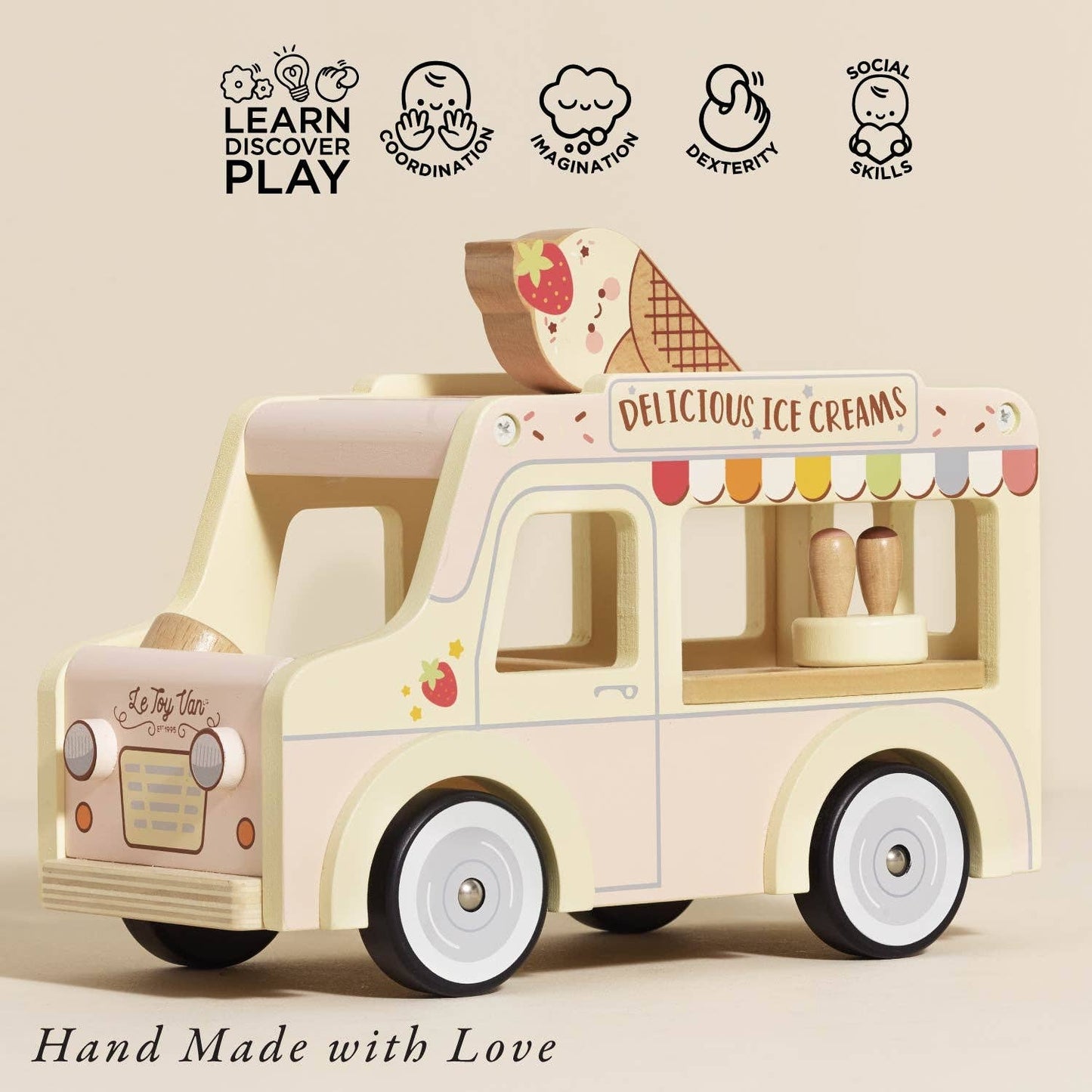 Le Toy Van - Wooden Ice Cream Van