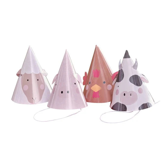 Ginger Ray Farm Animal Party Hats