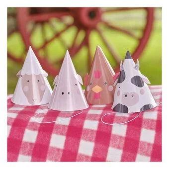 Ginger Ray Farm Animal Party Hats