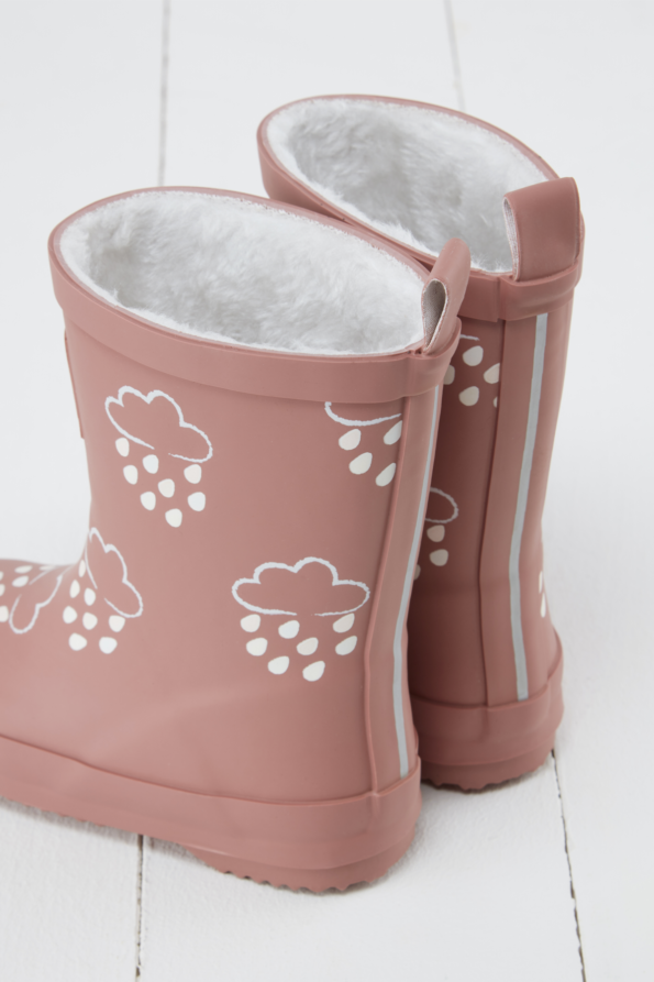 Rose Colour-Changing Kids Winter Wellies - Muddy Boots Home UK