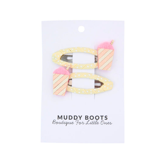 Milkshake Toddler Hair Clips