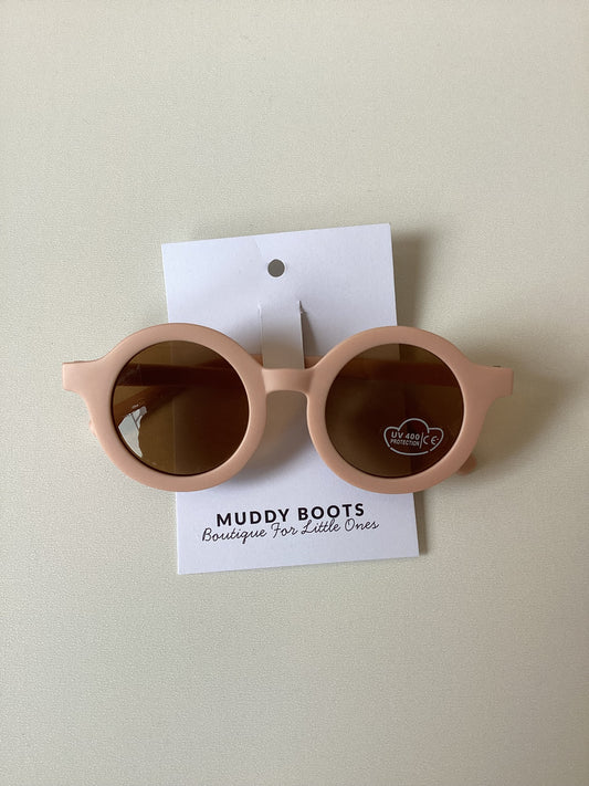 Pink Round Sunglasses