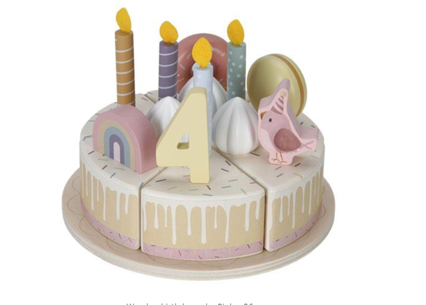 Little Dutch Wooden Birthday Cake