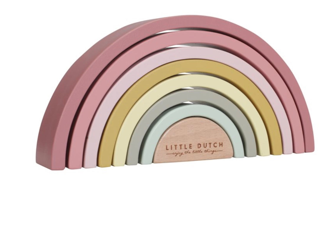 Little Dutch Rainbow stacker - pink