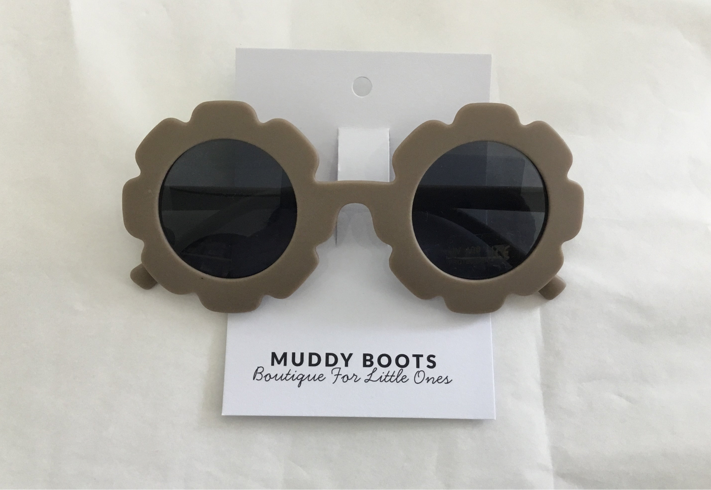 Taupe Flower Sunglasses