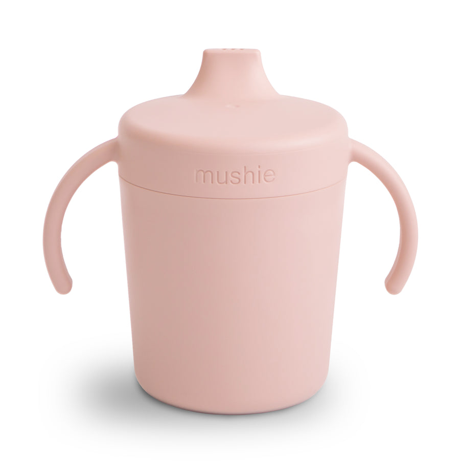 Mushie Trainer Sippy Cup - Blush - Muddy Boots Home UK
