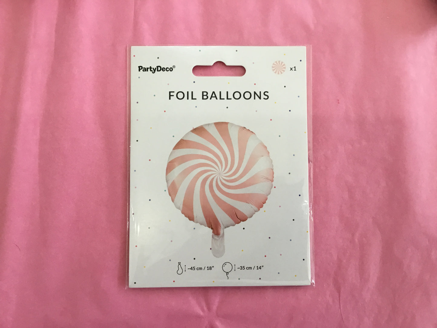 Pink Foil Balloon - Muddy Boots Home UK