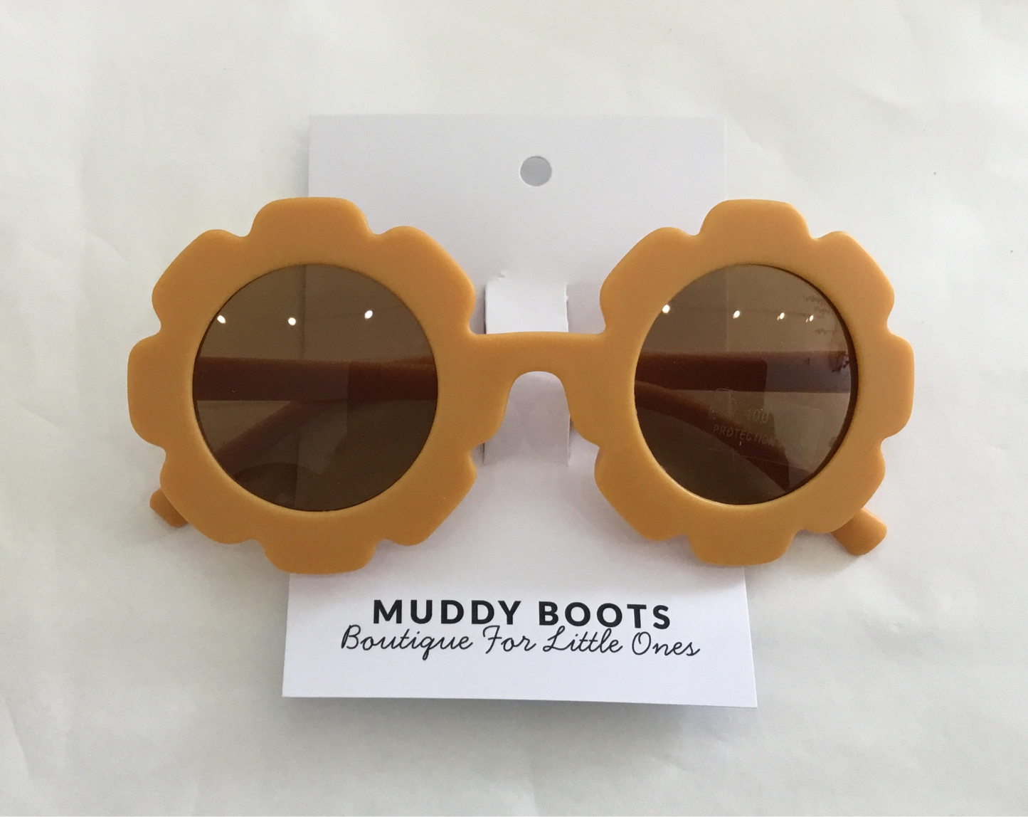 Orange Flower Sunglasses