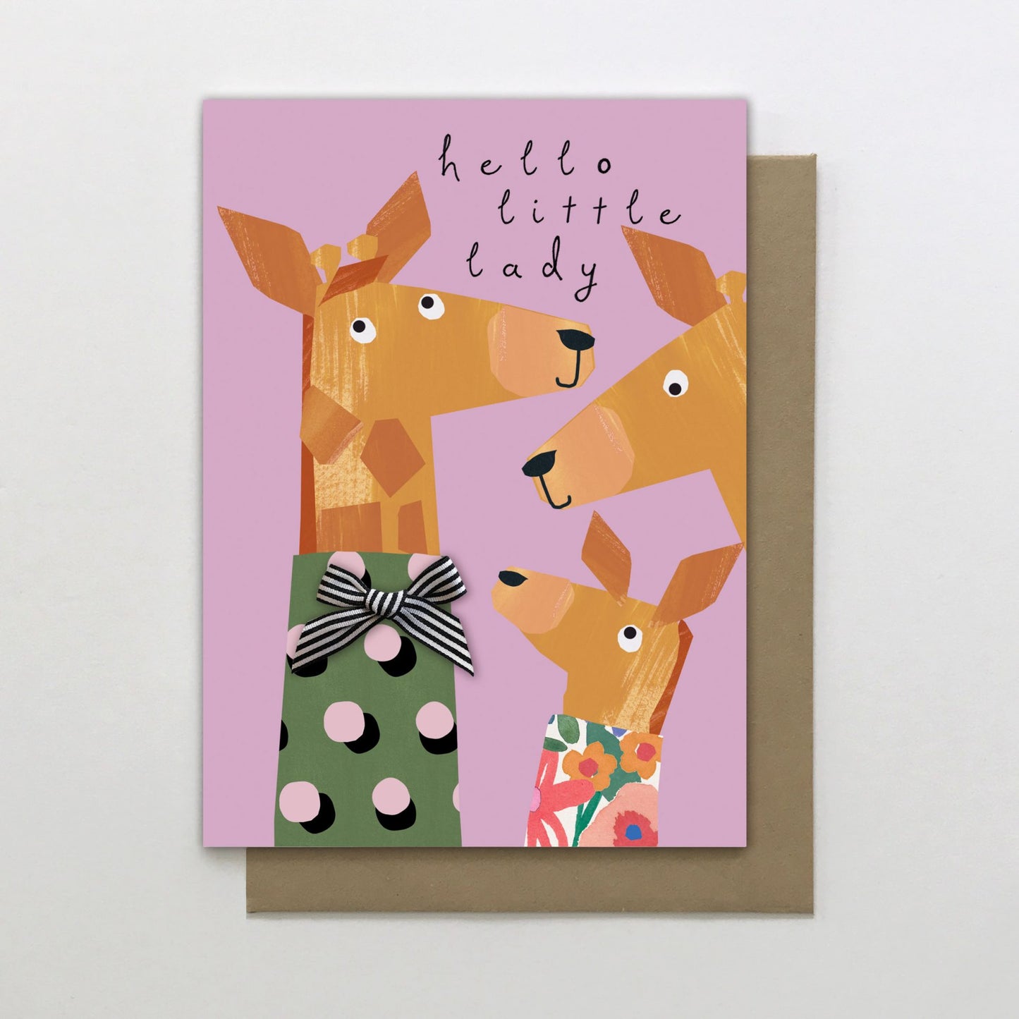 Hello Little Lady - Card - Muddy Boots Home UK
