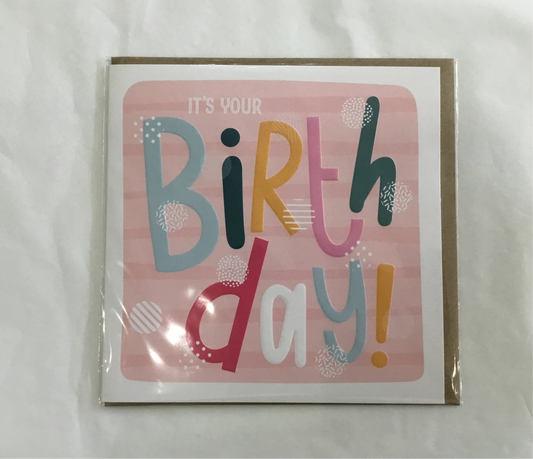 It’s your birthday card