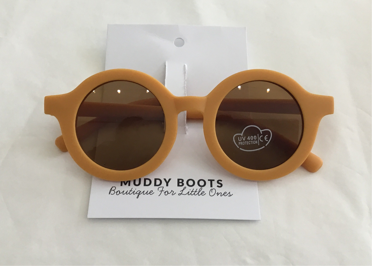 Orange Round Sunglasses