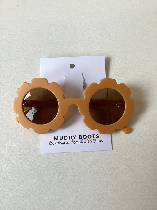 Orange Flower Sunglasses
