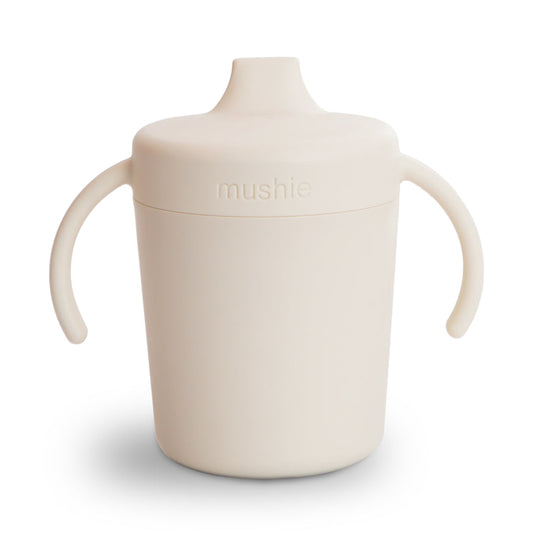 Mushie Trainer Sippy Cup - Ivory - Muddy Boots Home UK