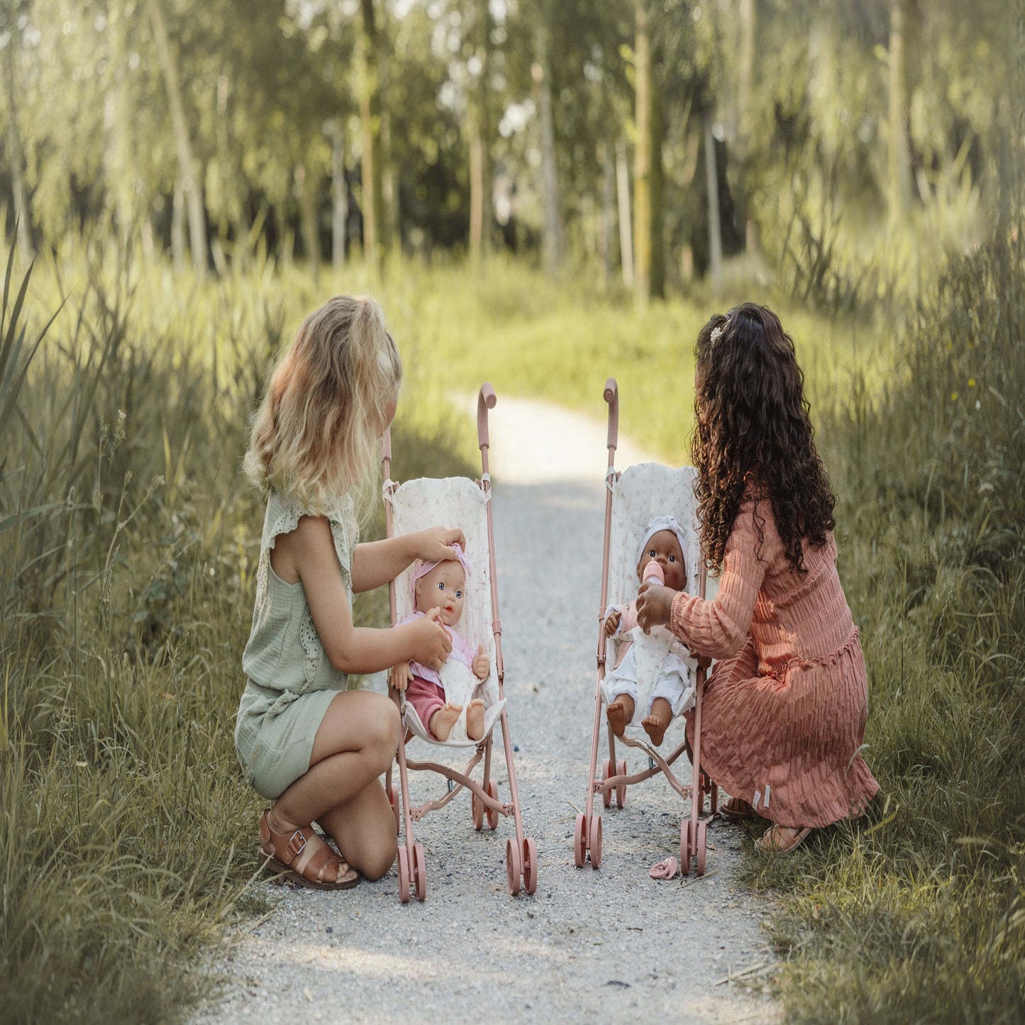 Metal Doll Stroller – White Meadows