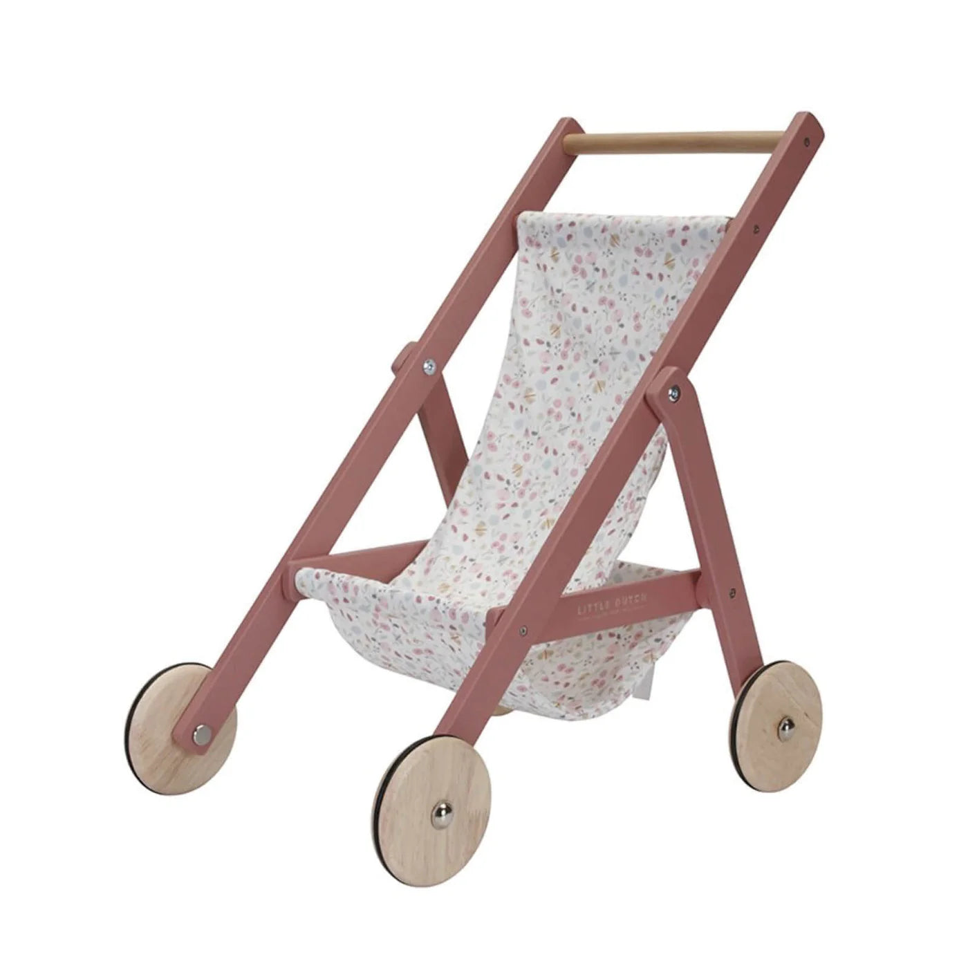 Little Dutch Wooden Doll Stroller