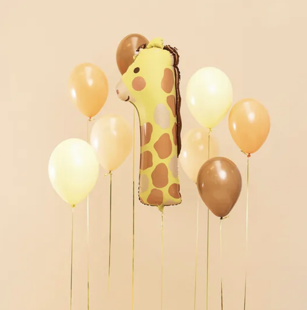 Animal Foil Number Balloons - 1 - Muddy Boots Home UK