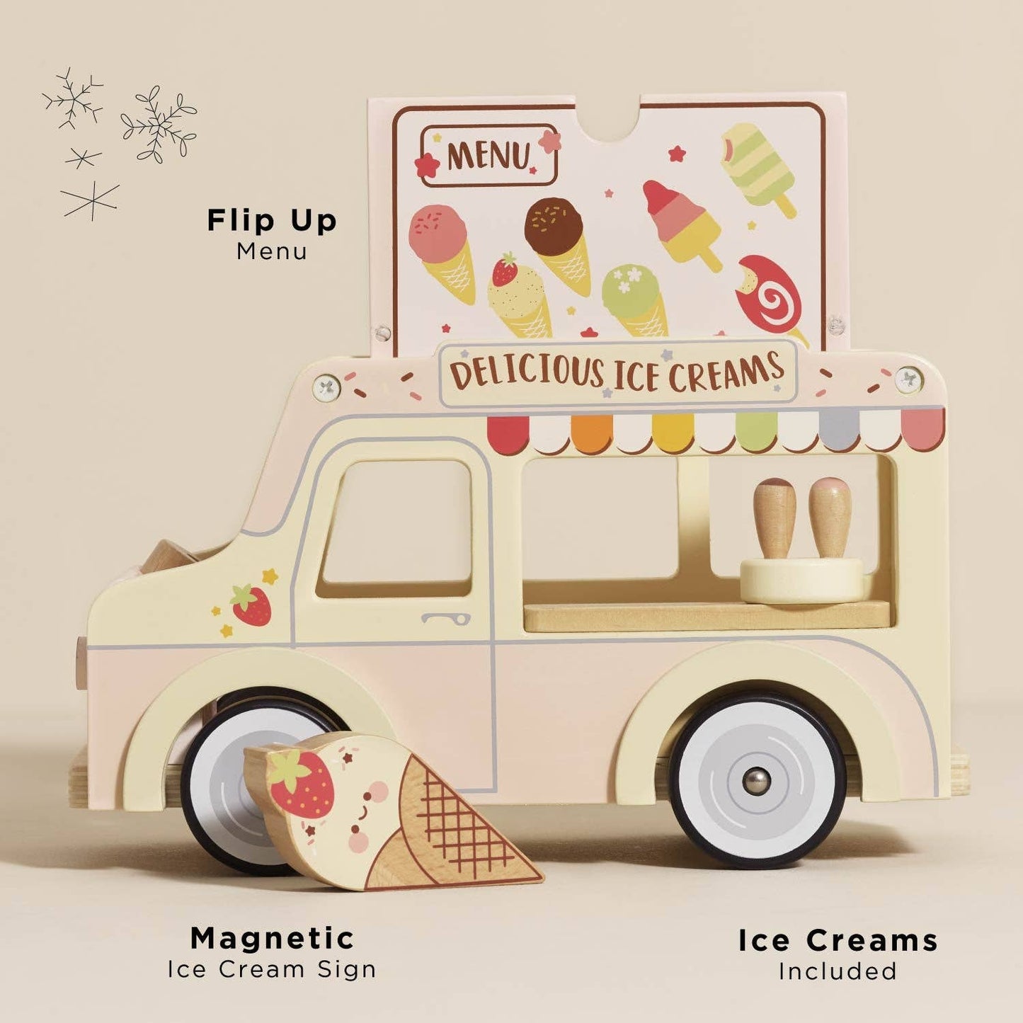 Le Toy Van - Wooden Ice Cream Van