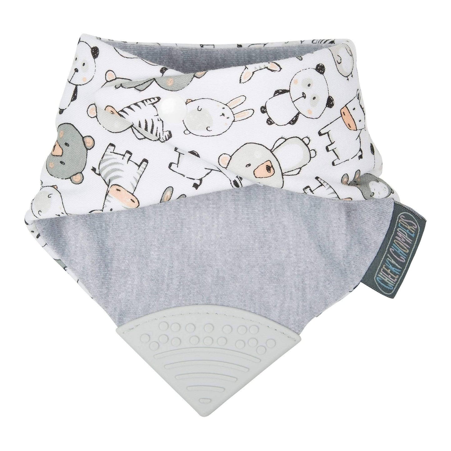 Cheeky Chompers - Neckerchew Teething Dribble Bib - Panda Pals