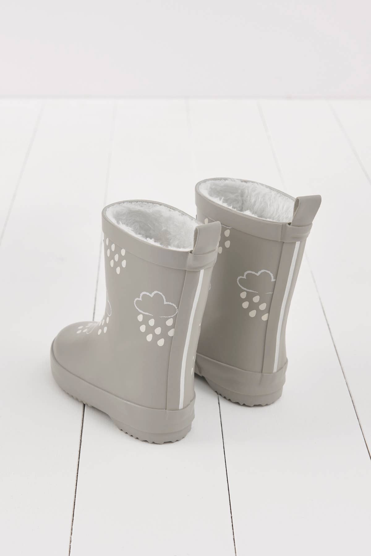 Geothermal Grey Colour-Changing Kids Wellies - Muddy Boots Home UK