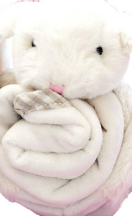 Cream Bunny Soft Toy Soother Comforter - Muddy Boots Home UK